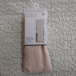 NWT No.918 Crushed Voile Panel, 84" x 51," Antique